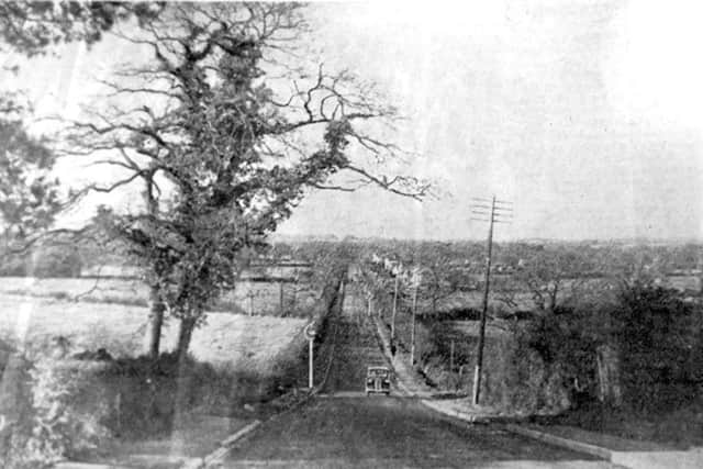 RURAL Looking down Hambledon Hill on Hambledon Road from Waterlooville