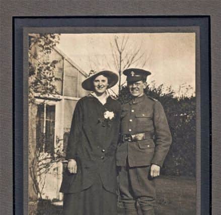 Harry and his wife Olive, who married in haste before he was sent to France