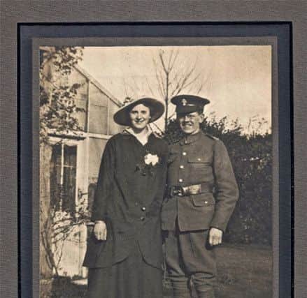 Harry and his wife Olive, who married in haste before he was sent to France
