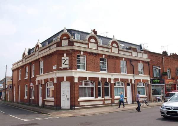 A block of flats at what was The Magpie in Fratton Road is to go under the auctioneer's hammer