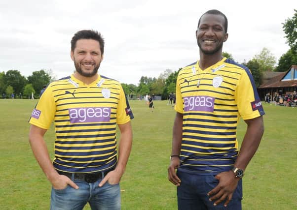 Shahid Afridi and Darren Sammy both impressed in Hampshire's T20 Blast win over Kent Picture: Sarah Standing