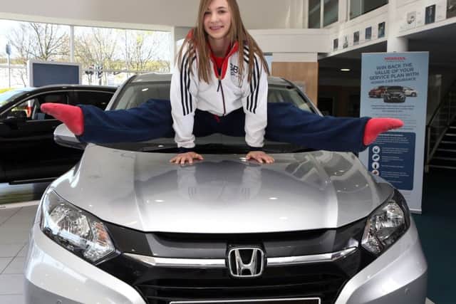 Gymnast Kelly Simm is getting a helping hand on the road to Rio thanks to Hendy Honda