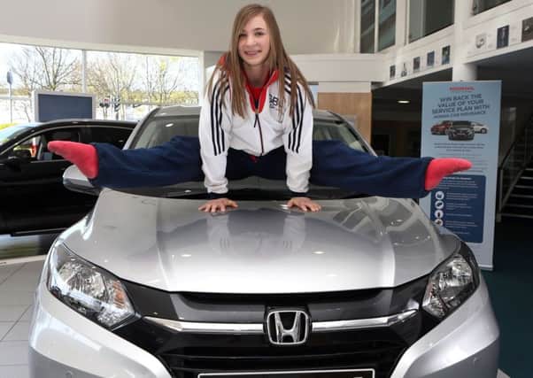 Gymnast Kelly Simm is getting a helping hand on the road to Rio thanks to Hendy Honda