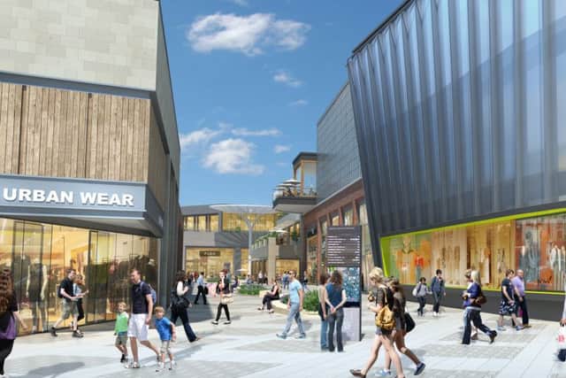 An artist's impression of the Northern Quarter plan from October 2013