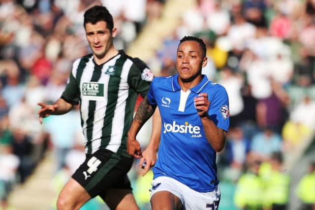 Pompey winger Kyle Bennett Picture: Joe Pepler