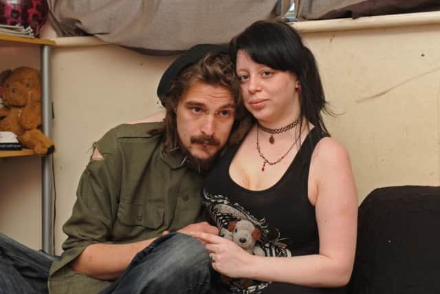Ashley Siebert and his girlfriend Kelly Land