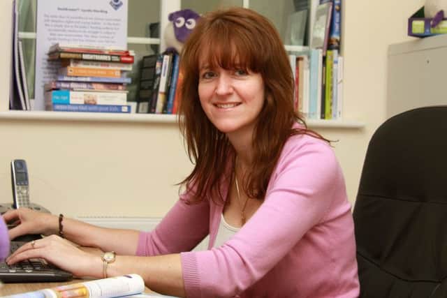 Lynda Harding in her office