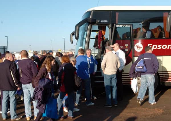 Pompey fans prepare for the road on a 'luxury coach'