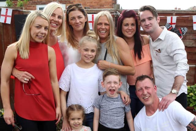 Family and close friends show their support for Barney Butwell at The Fort Cumberland Arms