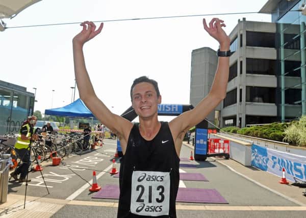 D-Day 10k winner Jonathon Roberts relished his road 10k debut. Picture Ian Hargreaves  (160715-9)