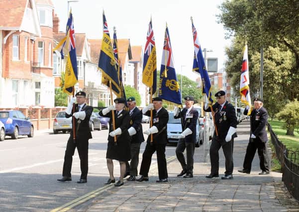 6/6/2016 (NEWS)

The annual D-Day service of remembrance organised by the Royal British Legion, took place at the D-Day Memorial Stone in Southsea on Monday. 

Picture: Sarah Standing (160800-1479) PPP-160606-142629001