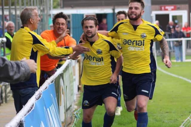 Ryan Woodford, right, has returned to the Hawks after a spell at Gosport Borough Picture: Keith Fuller