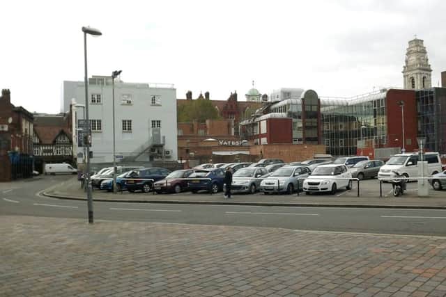 NOWThe same view today and the Guildhall without its cupola.