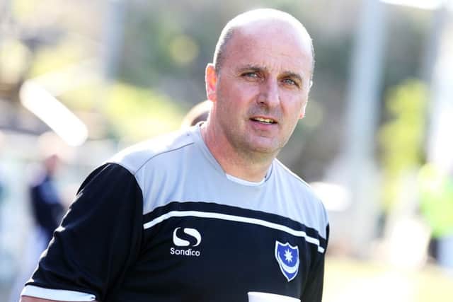 Pompey boss Paul Cook Picture: Joe Pepler