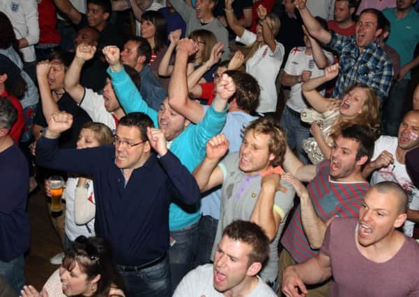 England Vs Italy: Northampton: fans watching the Euro 2012 match at The Picturedrome
Sunday 24th June 2012 ENGNNL00120120624232846