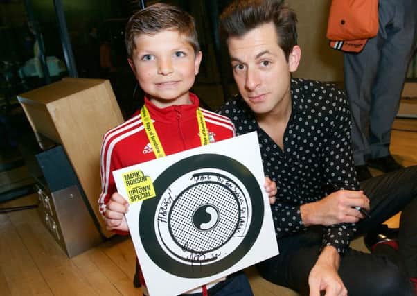 Harvey Spanner with Mark Ronson  Picture: James Mason/JAB