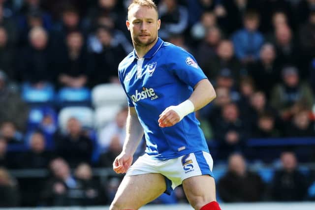 Pompey full-back Ben Davies Picture: Joe Pepler