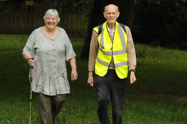 MAYOR WALK                                                      MRW          Mayor of Havant Cllr Faith Ponsonby and her consort and husband Michael set off on a walk into the fields and woods skirting the Wecock estate in Cowplain