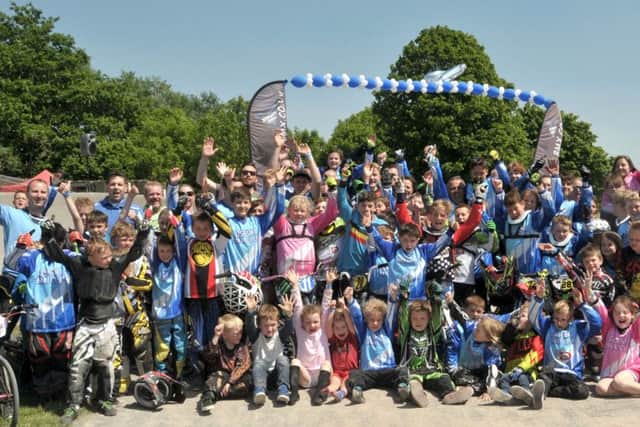 Gosport BMX Club members celebrate its 10th anniversary