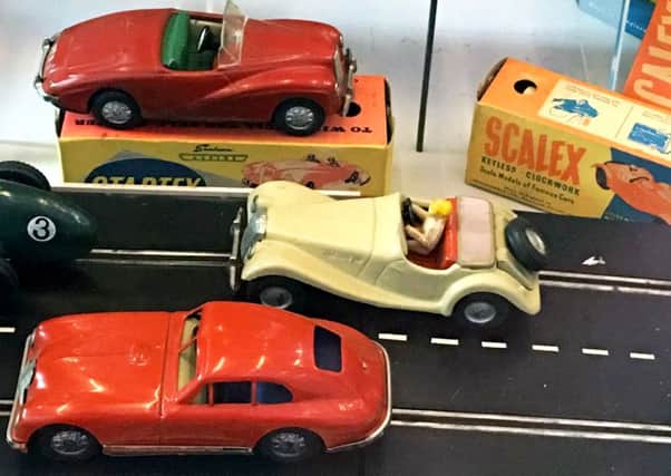 Some vintage Scalextric cars