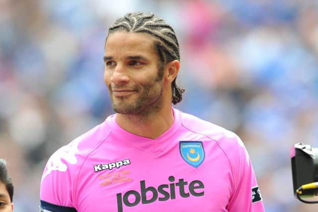 Pompey hero David James would have come out of retirement to play for the Blues again in the League Two play-offs   Picture: Steve Reid