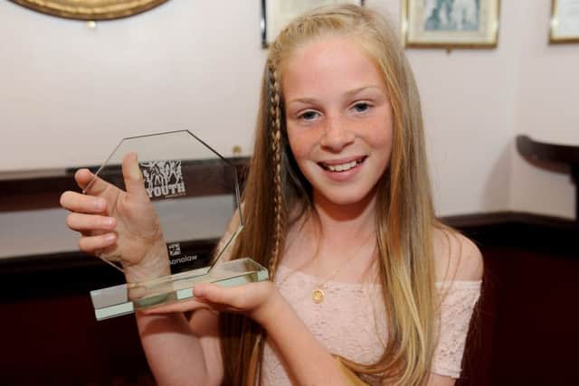 Ellie-Mae Wheeler, winner of Star of the Family Award. Picture: Sarah Standing (160820-1862)