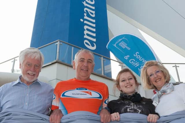 From left,
Sam Tinney, Geoff and Grace Cannell and Sue Tinney Picture: Keith Woodland (160798-071)