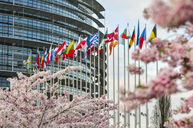 The European Parliament in Strasbourg