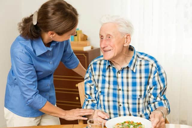 A Havant care company has been told to improve its standards Picture posed by models