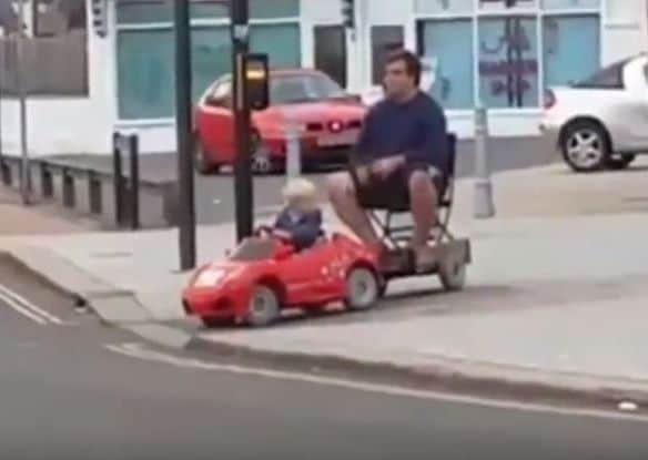 Wayne Nuttall's video has been shared more than 40,000 times
