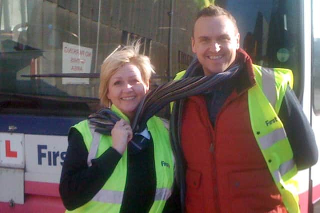 Rick Jackson and instructor Hayley Gouge back in 2012