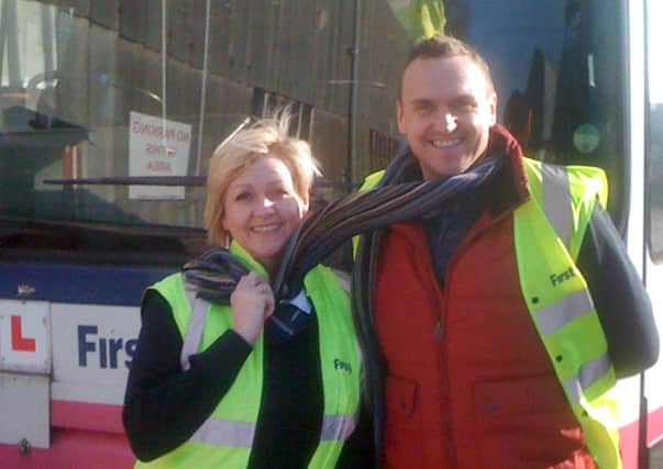 Rick Jackson and instructor Hayley Gouge back in 2012