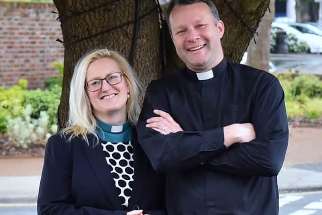 Rev Amy Webb and Rev Gregg Mensingh welcome you