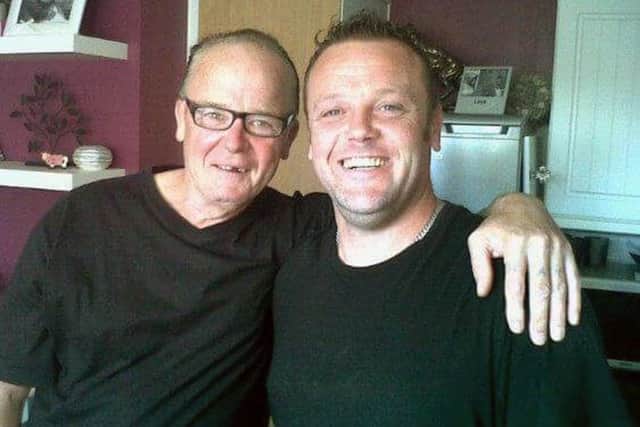 Robert Webb and his son Mark