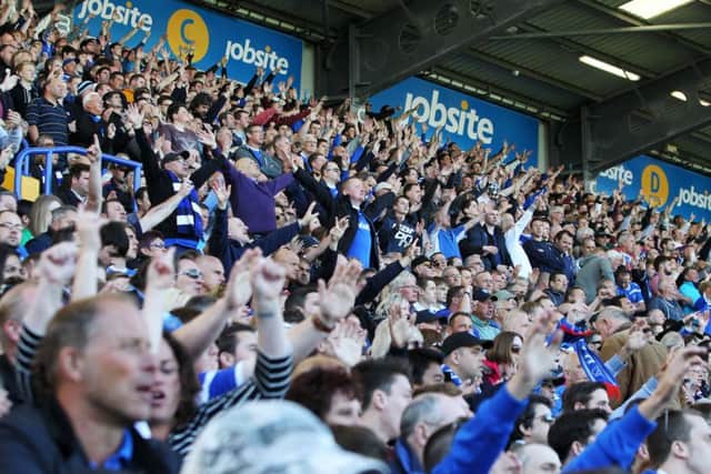 Pompey's Fratton faithful. Picture: Joe Pepler