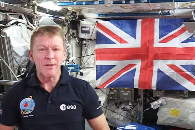 Major Tim Peake on the International Space Station
