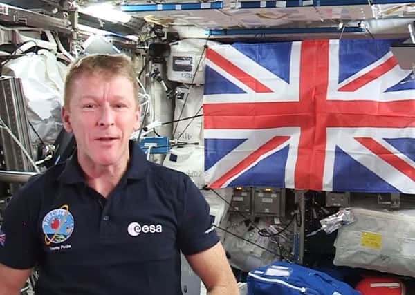 Major Tim Peake on the International Space Station