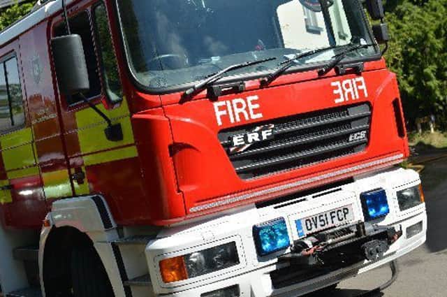 Firefighters were called to a blaze in a former cinema