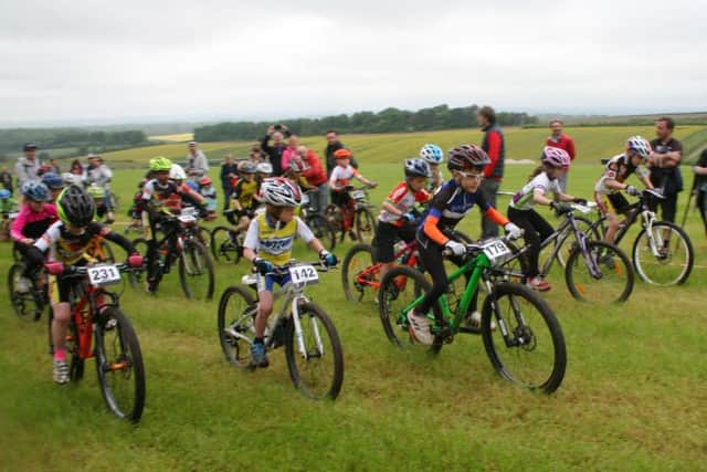 Fred Price, 179, makes a bright start to the race