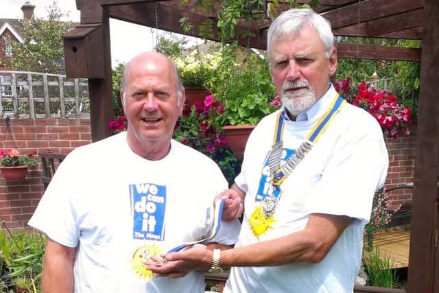 Malcom Dent and Ken Eckersley from Gosport Rotary Club