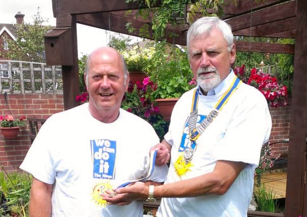 Malcom Dent and Ken Eckersley from Gosport Rotary Club
