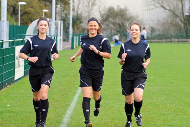 From left Paula Wyatt, Lucy May and Amy Robinson
