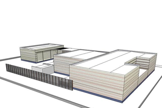 What the interconnector IFA2 site at Daedalus in Lee-on-the-Solent would look like