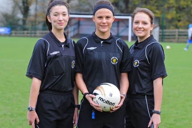 VICTIMS Paula Wyatt, of Petersfield, with Lucy Oliver, of Drayton, and Amy Robinson of Gosport  Picture: Malcolm Wells