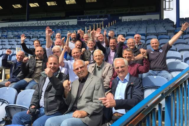The former Portsmouth Dockyard boilermakers at Fratton Park Picture: Byron Melton