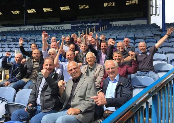 The former Portsmouth Dockyard boilermakers at Fratton Park Picture: Byron Melton