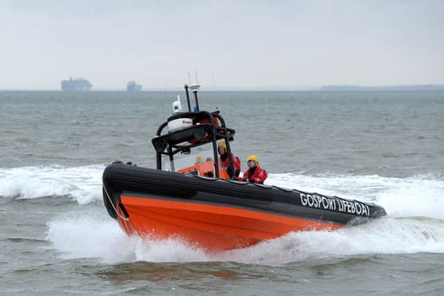 One of Gosport and Fareham Inshore Rescue's new lifeboats