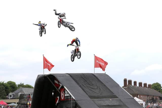The Bolddog Lings motorcycle display team