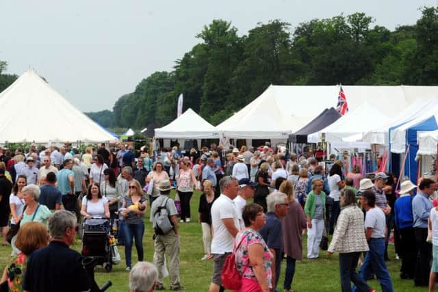 Crowds at the Stansted Show Picture: Kate Shemilt (16000744-1)