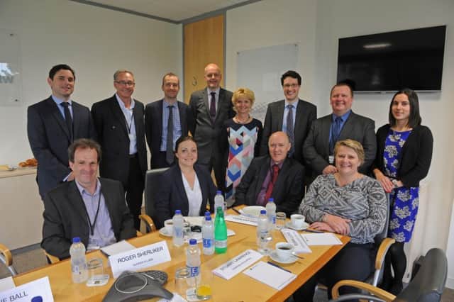 Members of Portsmouth's business community attended a meeting at Verisona Law organised by The News to discuss the EU referendum 
Picture: Ian Hargreaves (160834-7)
